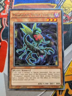 Predaplant Ophrys Scorpio MACR-EN009 Rare 1st Edition - Image 1