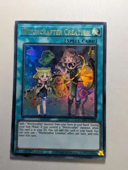 Yu-Gi-Oh! - Witchcrafter Creation - MAMA-EN024 - Ultra Rare - 1st Edition NM - Image 1