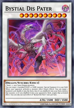 Yugioh RA05-EN041 - Bystial Dis Pater - Secret Rare - Image 1