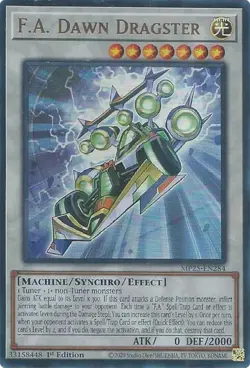 F.A. Dawn Dragster (MP25-EN284) - Ultra Rare - 1st Edition Yugioh - Image 1