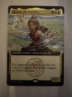Magic The Gathering X Avatar Katara The Fearless Promo Card SDCC 2025 - Image 1
