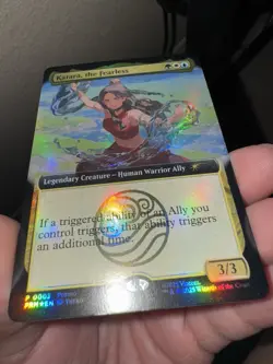 Magic The Gathering X Avatar Katara The Fearless Promo Card SDCC 2025 - Image 3