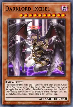 Yugioh RA05-EN010 - Darklord Ixchel - Ultra Rare - Image 1