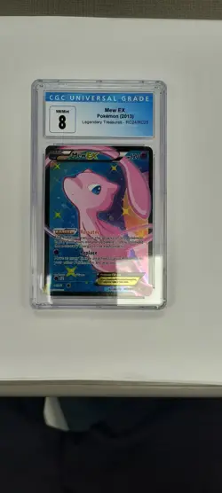 Pokemon Mew EX TCG Full Art Holo Card RC24/RC25 Legendary Treasures Ultra Rare - Image 1