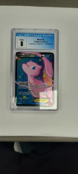 Pokemon Mew EX TCG Full Art Holo Card RC24/RC25 Legendary Treasures Ultra Rare - Image 2