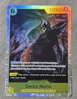 Gecko Moria SR OP14-104 One Piece The Azure Sea's Seven Foil - NM - Image 1