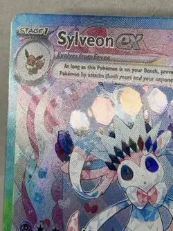 Pokemon TCG Prismatic Evolution Sylveon EX Card 156/131 FAN Version for Display - Image 3