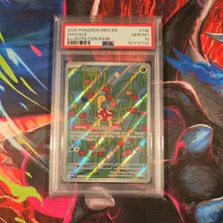 SHUCKLE #136 PSA 10 2025 POKEMON MEG EN-MEGA EVOLUTION ILLUSTRATION RARE - Image 1