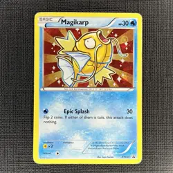 Pokemon TCG Magikarp XY 143 Holo Black Star Promo Card HP - Image 1