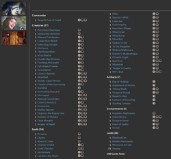 Tergrid, God of Fright MTG EDH Commander Deck - Mono Black Hate! - Image 2