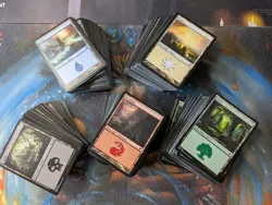 500 Basic Lands - Modern Border MTG Magic The Gathering ~100 Of Each - Image 1