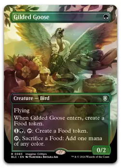 Gilded Goose (Borderless) #83 (Foil) (NM) Bloomburrow BLC Magic MTG - Image 1