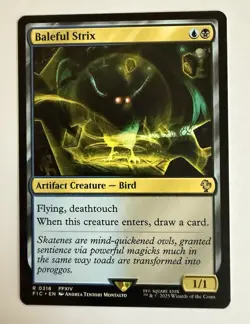 Baleful Strix #318 MTG Final Fantasy FIC NM X1 - Image 1