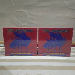 Pokemon Sword Shield Base Elite Trainer Box ETB Zacian Brand New Sealed - Image 1
