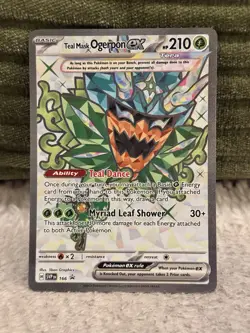 2024 Pokemon Teal Mask Ogerpon Ex Ultra Rare Holo Scarlet Violet Promo SVP 166 - Image 1