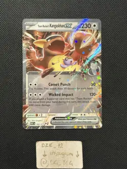 Pokemon Ascended Heroes - Team Rockets Kangaskhan Ex - 162/217 - Full Art - M/NM - Image 1