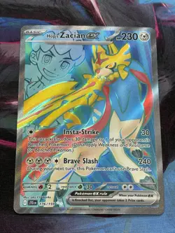 Pokemon Journey Together - #176/159 Hop’s Zacian ex Secret Ultra Rare Holo - Image 1