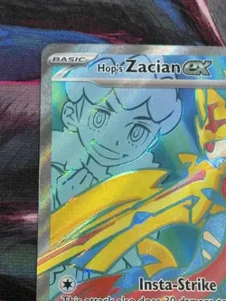 Pokemon Journey Together - #176/159 Hop’s Zacian ex Secret Ultra Rare Holo - Image 2