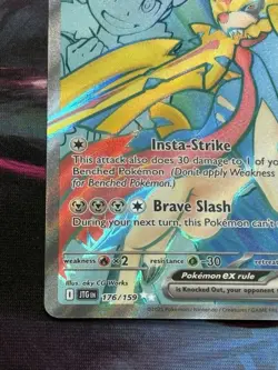 Pokemon Journey Together - #176/159 Hop’s Zacian ex Secret Ultra Rare Holo - Image 4