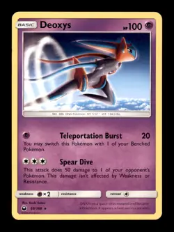 Deoxys 69/168 R Celestial Storm Pokemon - Image 1