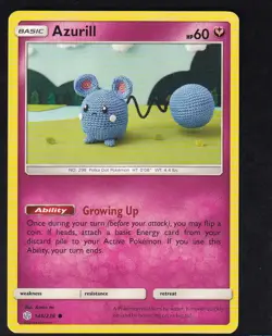 Azurill 146/236 Common Cosmic Eclipse Pokemon NM - Image 1