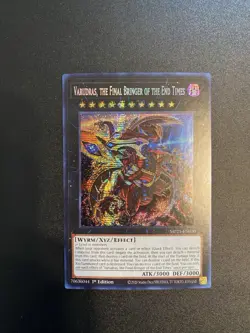 Yu-Gi-Oh! Varudras the Final Bringer of End Times 1st Ed MP25-EN070 Prismatic SR - Image 1