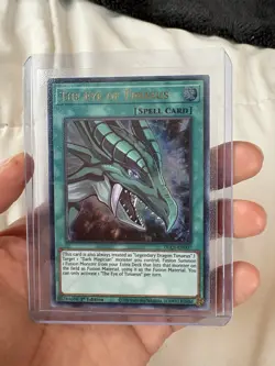 Yugioh The Eye of Timaeus DLCS-EN007 Ultra Rare 1st Ed BLUE NM - Image 1