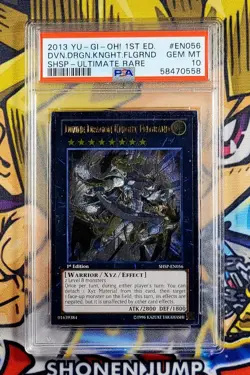 Yu-Gi-Oh! DIVINE DRAGON KNIGHT FELGRAND 1st Ed SHSP-EN056 PSA 10 Ultimate... - Image 1
