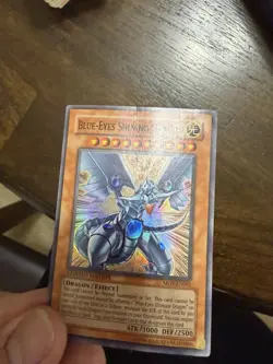 Yu-Gi-Oh Blue-Eyes Shining Dragon MOV-EN001 Limited Edition Heavy Play - Image 1