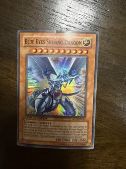 Yu-Gi-Oh Blue-Eyes Shining Dragon MOV-EN001 Limited Edition Heavy Play - Image 4