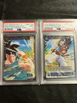 Dragon Ball Super Card Game TCG 2018 #TB2-020 & #TB2-030 - Image 1