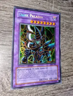 Yugioh Card TCG Dark Paladin DMG-001 Secret Rare Limited Edition Holo LP 1996 - Image 5