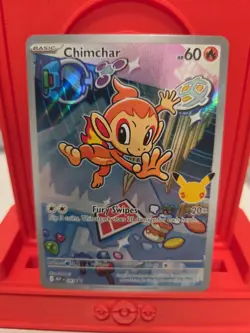 Pokemon Card Chimchar 041 30th Anniversary Promo Holo - Image 1