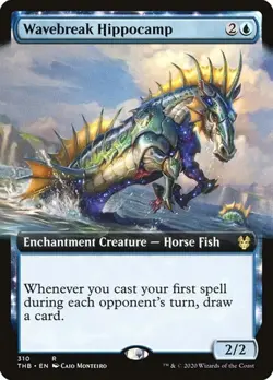 Wavebreak Hippocamp - Extended Art THB NM MTG - Image 1