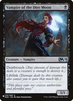 Vampire of the Dire Moon The List NM MTG - Image 1