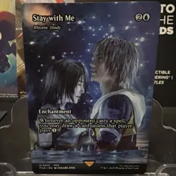 Stay With Me (Rhystic Study) - NON-FOIL - Final Fantasy - MTG - Near Mint M0031 - Image 1