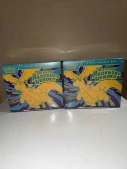 Pokemon Mega Evolution Ascended Heroes Elite Trainer Box English Lot of 2 - Image 1