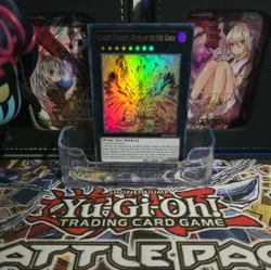 Yugioh Garunix Eternity, Hyang of the Fire Kings 25LP-EN003 Ultra Rare - Image 1