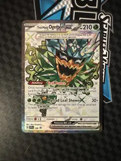 Teal Mask Ogerpon ex 166 Sv: Scarlet & Violet Promo Cards Holo - Image 1