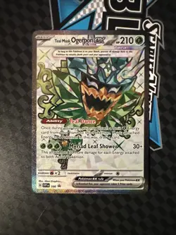 Teal Mask Ogerpon ex 166 Sv: Scarlet & Violet Promo Cards Holo - Image 2
