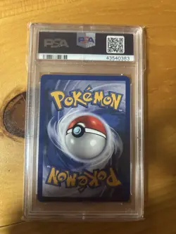 2000 Pokemon Team Rocket Holo Rare Rainbow Energy First Edition 17/82 PSA 8 - Image 2
