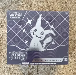 Pokemon Scarlet & Violet Paldean Fates ETB Elite Trainer Box Sealed Mimikyu - Image 1