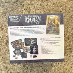 Pokemon Scarlet & Violet Paldean Fates ETB Elite Trainer Box Sealed Mimikyu - Image 3