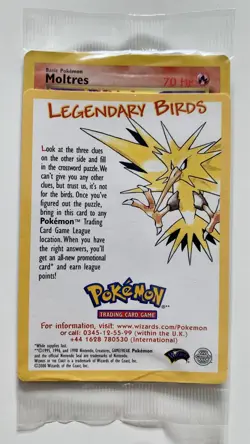 POKEMON VINTAGE LEGENDARY BIRDS MOVIE PROMO CARD SET ***CORRECTED VERSION*** - Image 2