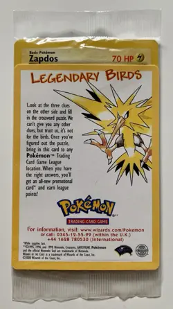 POKEMON VINTAGE LEGENDARY BIRDS MOVIE PROMO CARD SET ***CORRECTED VERSION*** - Image 3