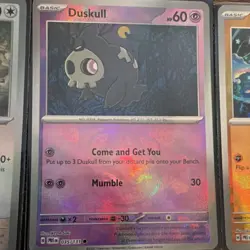 Pokemon TCG prismatic evolutions Card Lot Eevee Ex Masterball Duskull - Image 2