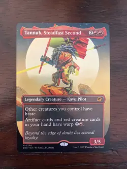 Tannuk Steadfast Second Borderless Edge of Eternities Foil Card 296 - Image 1