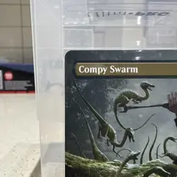 Compy Swarm Borderless Card From the Universes Beyond Jurassic World Collection - Image 2