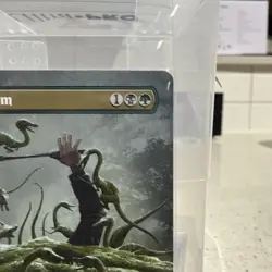 Compy Swarm Borderless Card From the Universes Beyond Jurassic World Collection - Image 3