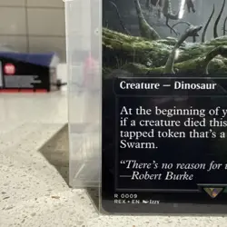 Compy Swarm Borderless Card From the Universes Beyond Jurassic World Collection - Image 5